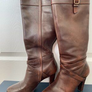 COLE HAAN Jericho Tall Boots in Chestnut - Size 8